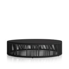 Coffee Table Round Black